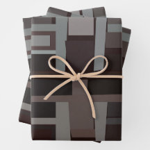 Modernes geometrisches Muster Mitte des Jahrhunder