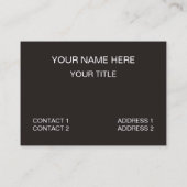 Modernes geometrisches Muster Mitte des Jahrhunder Visitenkarte (Rückseite)