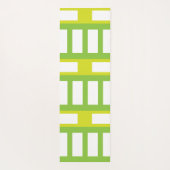 Modernes geometrisches Muster Mitte des Jahrhunder Yogamatte (Rückseite)