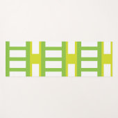 Modernes geometrisches Muster Mitte des Jahrhunder Yogamatte (Vorderseite (Horizontal))