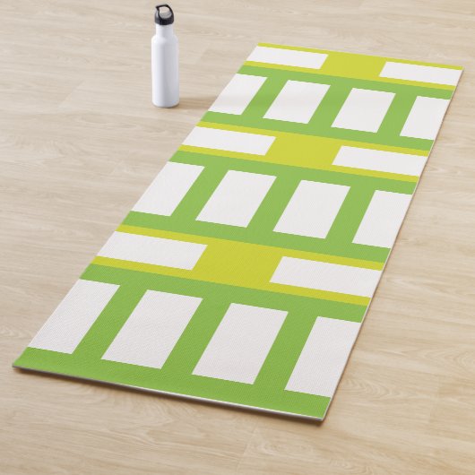 Modernes geometrisches Muster Mitte des Jahrhunder Yogamatte (Beispiel)