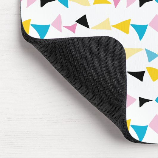 Modernes geometrisches Muster Mousepad (Ecke)