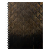 Modernes geometrisches Muster Notizblock (Vorderseite)