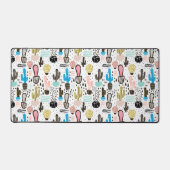 Modernes geometrisches Muster Schreibtischunterlage (Vorderseite)