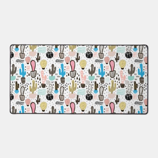 Modernes geometrisches Muster Schreibtischunterlage (Vorderseite)