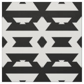 Modernes geometrisches Muster Schwarz/Weiß Op Art Stoff (Muster)