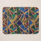 Modernes geometrisches Muster Sherpadecke (Vorderseite (Horizontal))