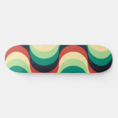 Modernes geometrisches Muster Skateboard (Horizontal)