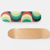 Modernes geometrisches Muster Skateboard (Horizontal)