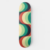 Modernes geometrisches Muster Skateboard (Vorderseite)