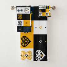 Modernes geometrisches Muster, trendgelb