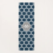 Modernes geometrisches Muster Yogamatte (Rückseite)