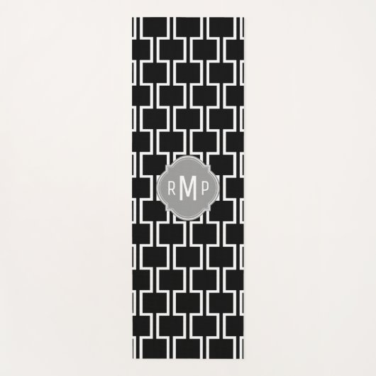 Modernes geometrisches Muster Yogamatte (Vorderseite)