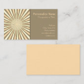 Modernes geometrisches Musterdesign Stilvoll Visitenkarte (Vorne/Hinten)