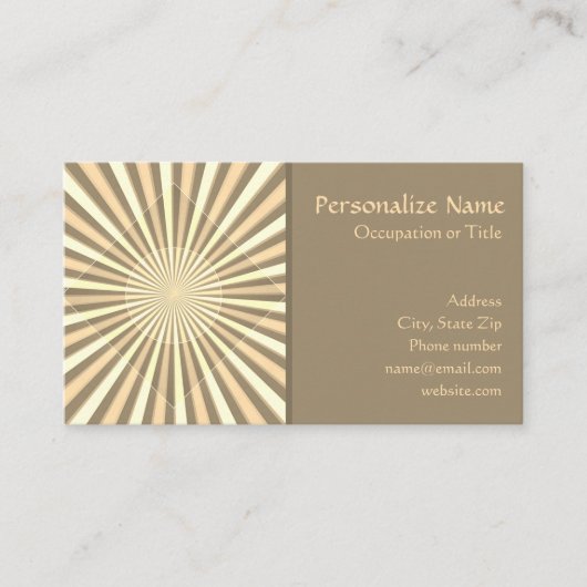 Modernes geometrisches Musterdesign Stilvoll Visitenkarte (Vorderseite)