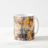 Modernes geometrisches, nahtloses Muster Kaffeetasse (VorderseiteRechts)