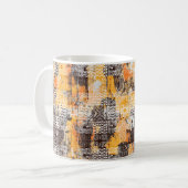 Modernes geometrisches, nahtloses Muster Kaffeetasse (Vorderseite Links)