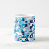 Modernes geometrisches nahtloses Muster Kaffeetasse (Mittel)