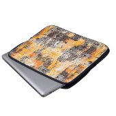Modernes geometrisches, nahtloses Muster Laptopschutzhülle (Vorne Knopf)