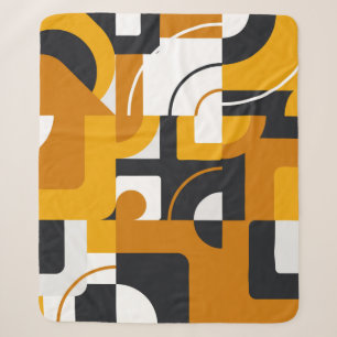 Modernes geometrisches nahtloses Muster Sherpadecke