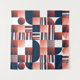 Modernes geometrisches nahtloses Muster Wandteppich