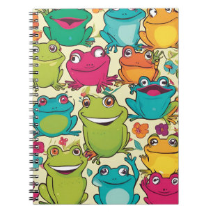 Modernes geometrisches Notebook - fett und farbenf Notizblock
