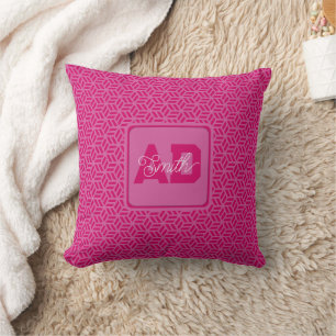 Modernes geometrisches Pillow als Wedding Danke Kissen