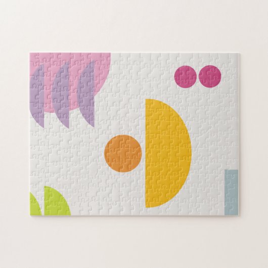 Modernes geometrisches Puzzle (Horizontal)