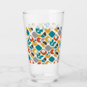 Modernes geometrisches Retro des Mittelzentrums Glas (Vorderseite)