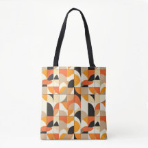Modernes geometrisches Retro Drucktasche aus dem M