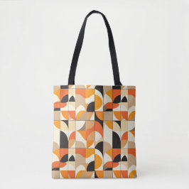 Modernes geometrisches Retro Drucktasche aus dem M Tasche