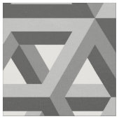 Modernes geometrisches Retro-Hexagons-Muster #2 Stoff (Nahaufnahme)
