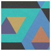 Modernes geometrisches Retro-Hexagons-Muster #3 Stoff (Nahaufnahme)