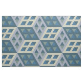 Modernes geometrisches Retro-Hexagons-Muster #4 Stoff (Fat Quarter (45,7 x 55,9 cm))