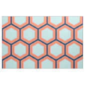 Modernes geometrisches Retro-HoneyComb-Muster #2 Stoff (Fat Quarter (45,7 x 55,9 cm))