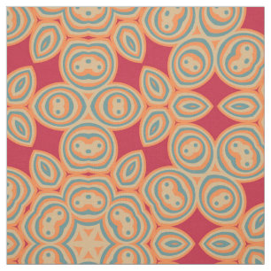 Modernes geometrisches Retro-Muster #11 Stoff