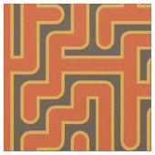 Modernes geometrisches Retro-Muster #2 Stoff (Nahaufnahme)