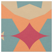 Modernes geometrisches Retro-Muster #4 Stoff (Nahaufnahme)
