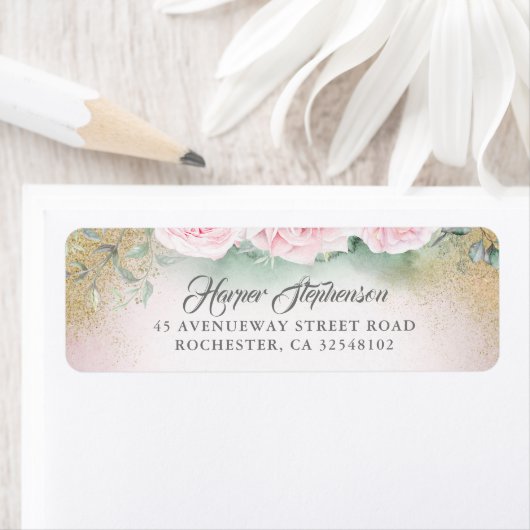 Modernes geometrisches Rosa (Insitu)