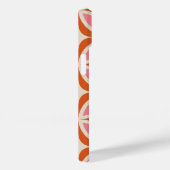 Modernes geometrisches rosa Orangenmuster Mitte de Case-Mate iPhone Hülle (Rückseite / Rechts)