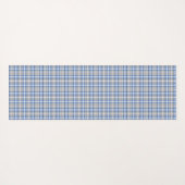 Modernes geometrisches rotes graues Muster Yogamatte (Rückseite (Horizontal))