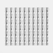 Modernes geometrisches Schachspielmuster Fleecedecke (Vorderseite (Horizontal))