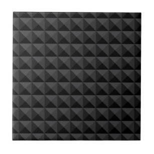 Modernes geometrisches schwarzes Quadrat-Muster Fliese