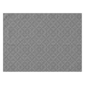 Modernes geometrisches Schwarzweiss-Diamant-Muster Tischdecke (Vorderseite (Horizontal))