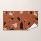 Modernes geometrisches Set für Terrazzo (Handtuch)