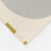 Modernes geometrisches, skandinavisches Retro-Must Fleecedecke (Ecke)