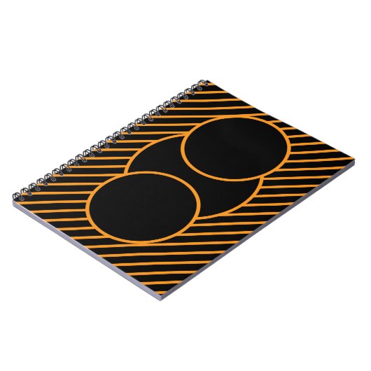 Modernes geometrisches SpiralNotebook Notizblock (Linke Seite)