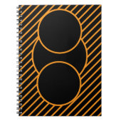 Modernes geometrisches SpiralNotebook Notizblock (Vorderseite)