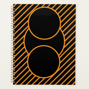 Modernes geometrisches SpiralNotebook Planer
