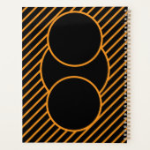 Modernes geometrisches SpiralNotebook Planer (Rückseite)